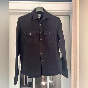 J Crew, Heavy duty black workshirt size S